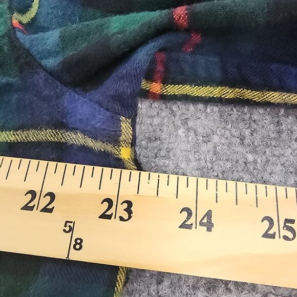 LL Bean Shirt Mens Medium Scotch Plaid Flannel Traditional Long Sleeve Outdoor - Picture 5 of 16